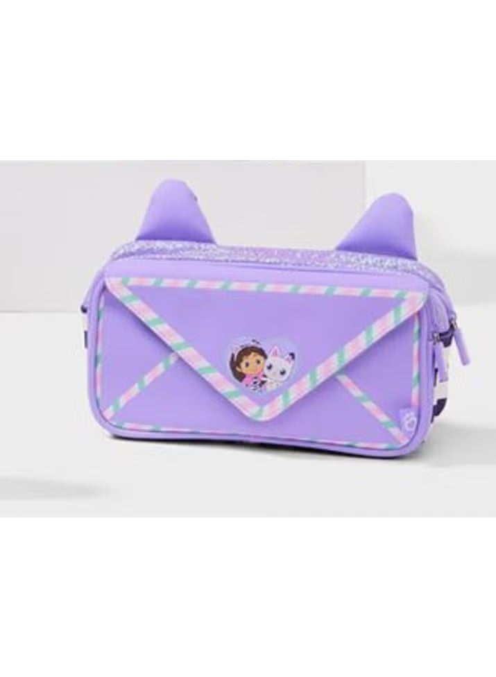 Smiggle × Gabby Dollhouse Cat Ear Large Capacity Pencil Case - Image 2
