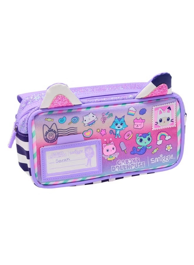 Smiggle × Gabby Dollhouse Cat Ear Large Capacity Pencil Case - Image 1