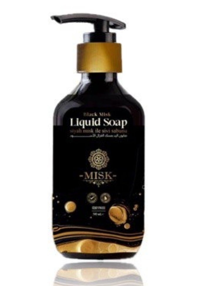 مسك صابون الأيدي بالمسك الأسود مضاد للبكتريا