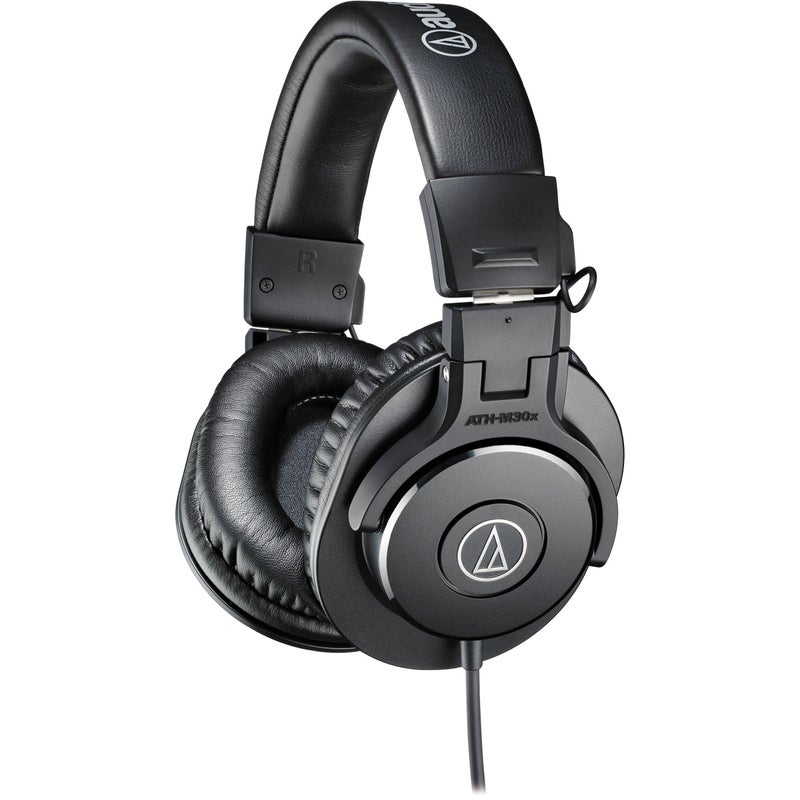 Audio-Technica ATH-M30x Professional Studio Monitor Headphones, Black - Image 1