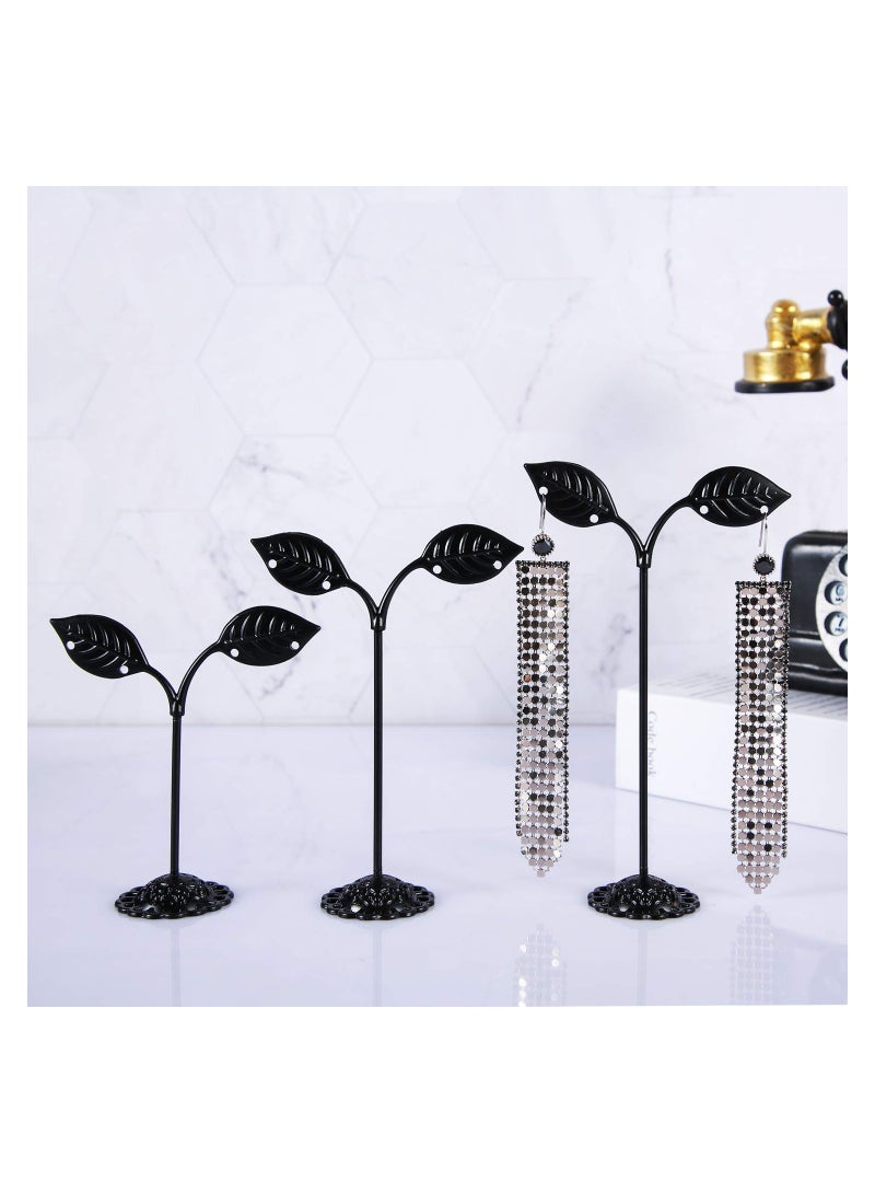 KASTWAVE Black Earring Holder, Detachable Metal Earring Display Stand, Storage Rack for Photography, Jewelry Props Show - Image 1