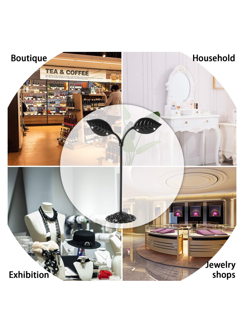 KASTWAVE Black Earring Holder, Detachable Metal Earring Display Stand, Storage Rack for Photography, Jewelry Props Show - Image 5