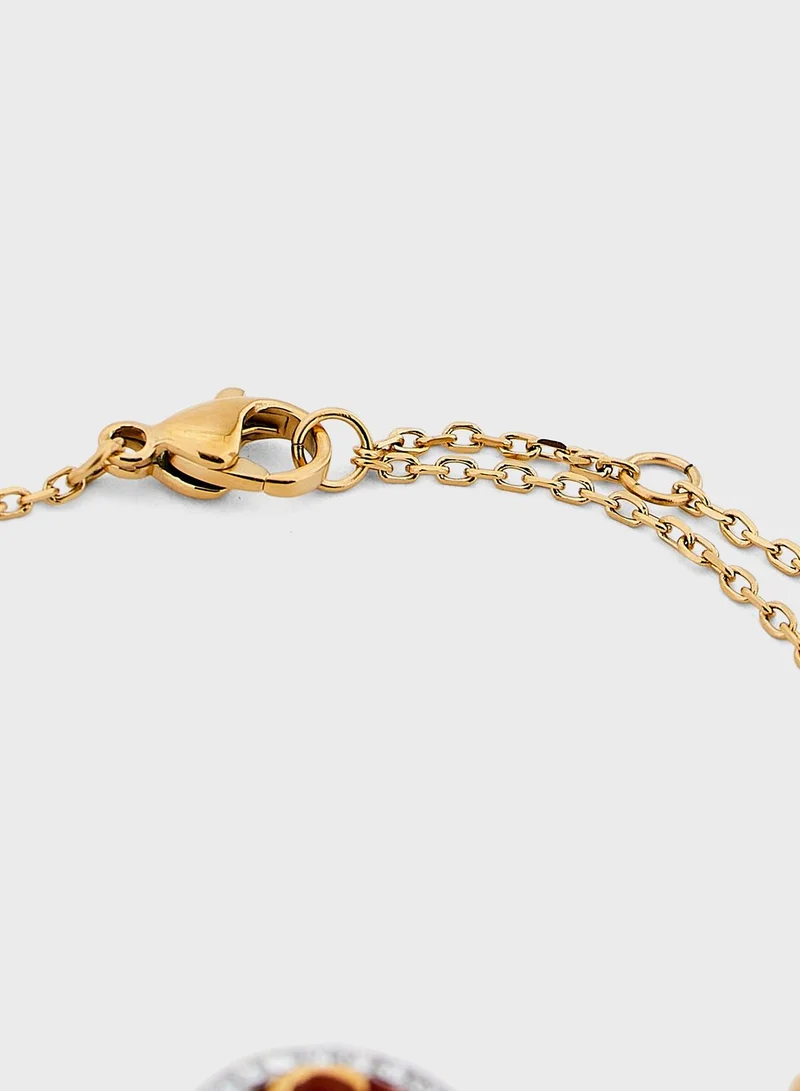 GUESS Embellished Chain Bracelet