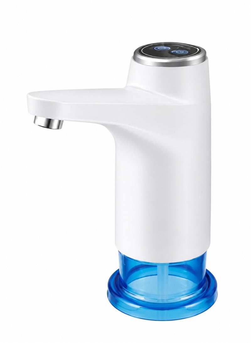 TNM Electric Water Dispenser Pump, USB Rechargeable Automatic Water Bottle Pump, One Touch Operation, Portable Drinking Water Dispenser for 5L–20L Bottles - Image 1