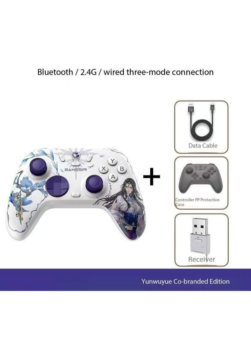 general Classic Gamepad Nova 2 Lite Swordsmen Co-Branded Edition Wire/Wireless Gaming Controller with 2.4G Receiver for Switch/Steam/PC Android/ iOS with Hall Effect Joysticks & Triggers, 1000Hz Polling Rate, Rumble Motor, Two Back Button, 600mAh Battery, Anti-Slip Laser-Textured Grips - Image 2