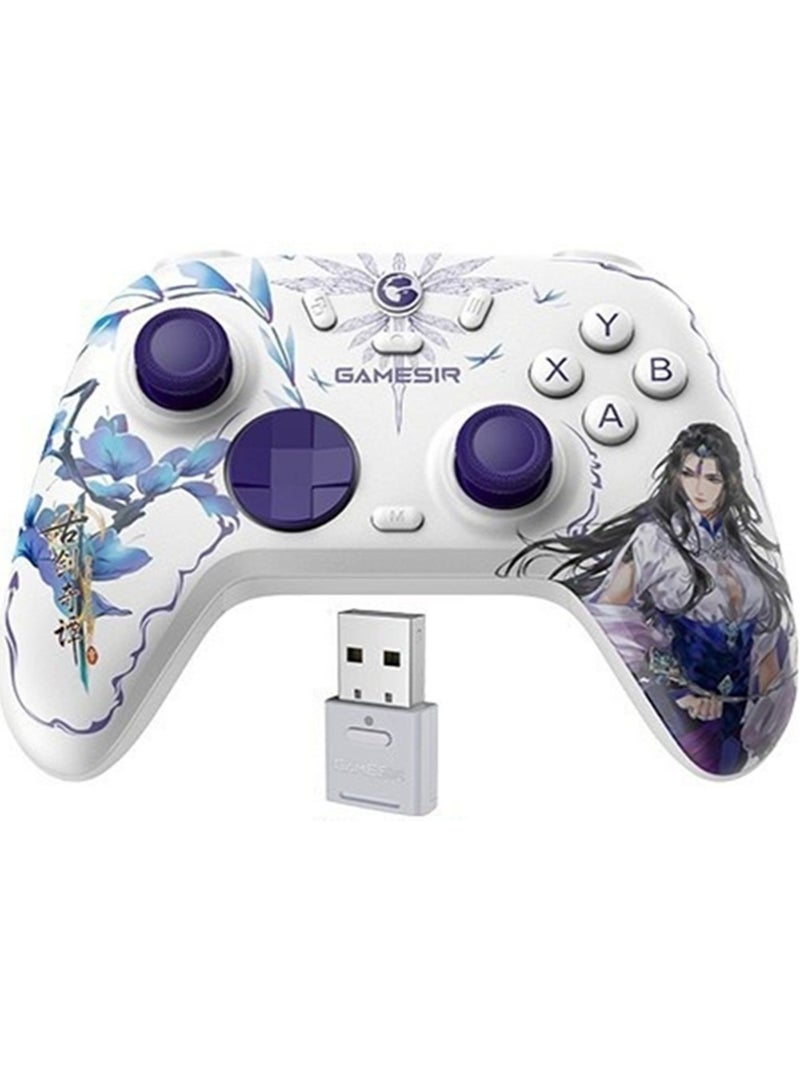 general Classic Gamepad Nova 2 Lite Swordsmen Co-Branded Edition Wire/Wireless Gaming Controller with 2.4G Receiver for Switch/Steam/PC Android/ iOS with Hall Effect Joysticks & Triggers, 1000Hz Polling Rate, Rumble Motor, Two Back Button, 600mAh Battery, Anti-Slip Laser-Textured Grips - Image 1