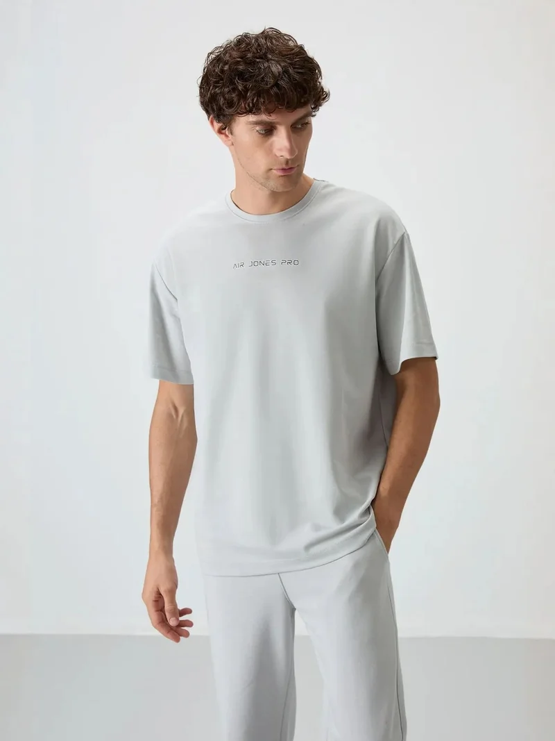 TOMMYLIFE TOMMY Oversized Printed Crew Neck T-Shirt