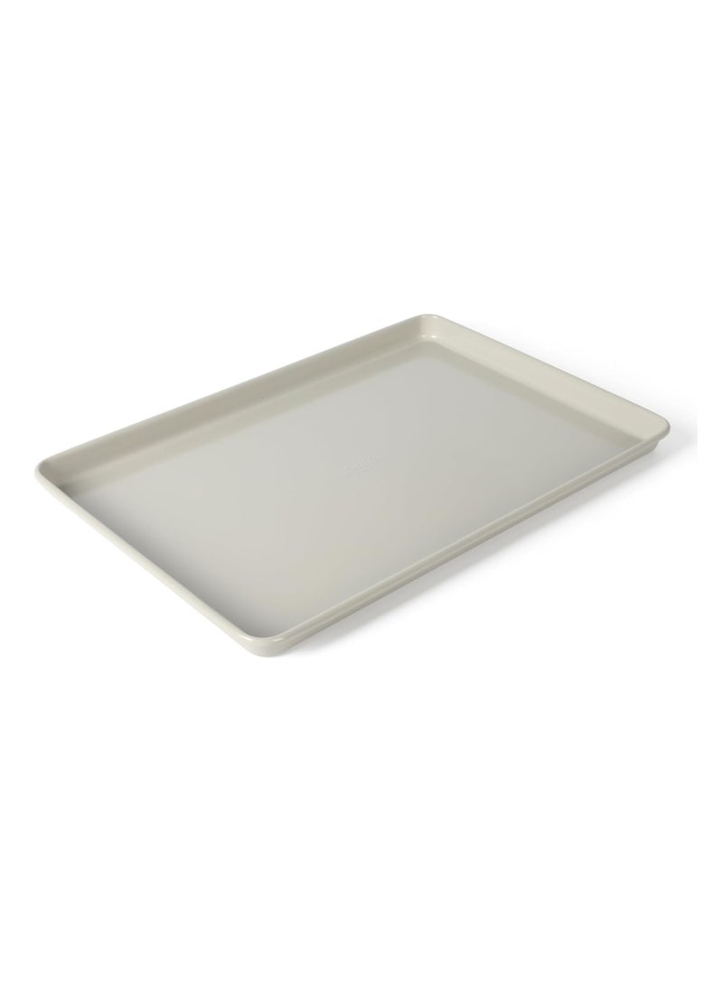 Martha stewart - Martha Stewart Gallen 15 x 10 Inch Nonstick Carbon Steel Cookie Sheet - Cool Grey - Image 1