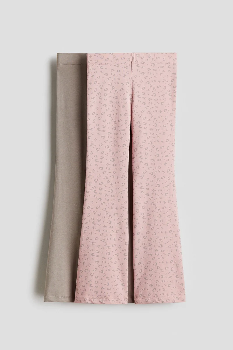 H&M 2-pack flared jersey leggings