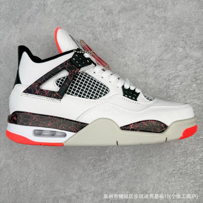 Putian Shoes Aj4 Sapphire Men''s and Women''s Breathable Sports Shoes Exclusive Supply of Jordan 4 Non-Slip Wear-Resistant Versatile Basketball Shoes - Image 5