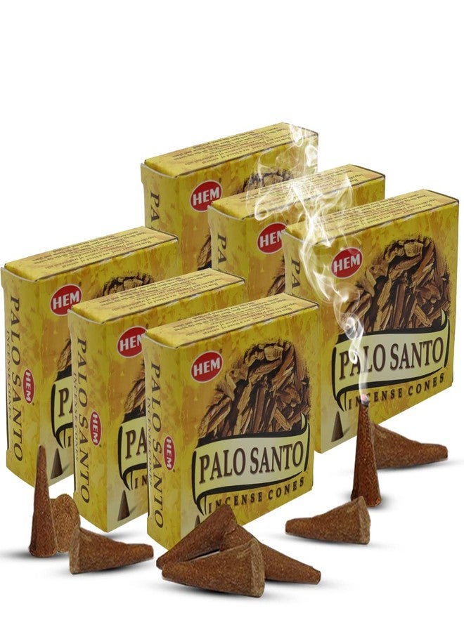 TRUMIRI Palo Santo Incense Cones and Burner Holder Bundle from Hem Incense Trumiri for Smudging and Aroma - Pack of 6 (Approx 60 Cones) - Image 2