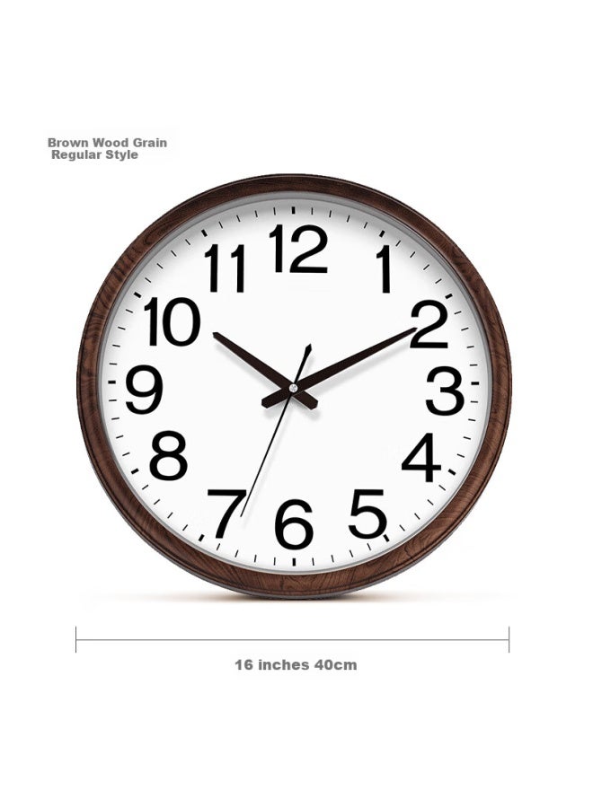 Timess Wall Clock Simple Living Room Creative Fashion Clock Wall Quartz Clock 41cm + 16 Inches - Image 1