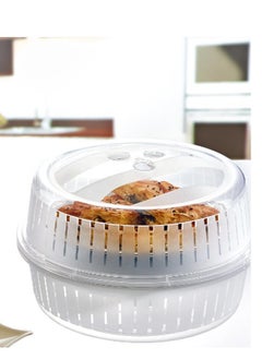 Dunya Plastik Plastic Transparent Microwave Cover 26 Cm  - Image 3