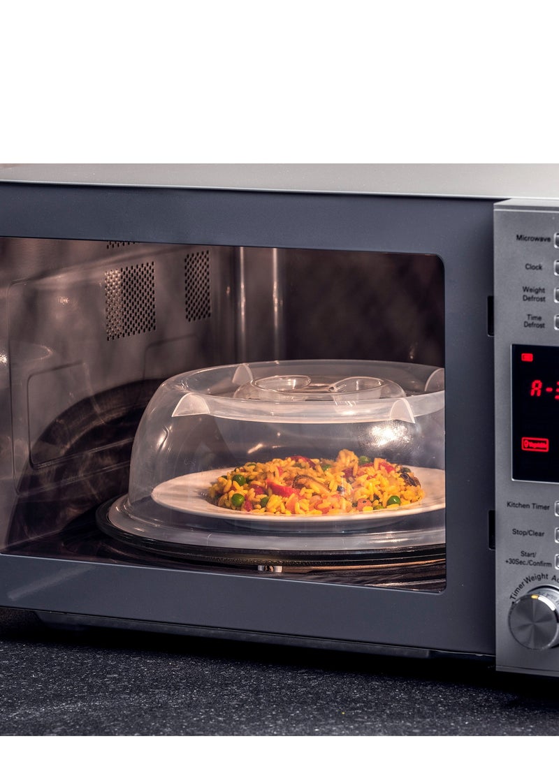 Dunya Plastik Plastic Transparent Microwave Cover 26 Cm - Image 4