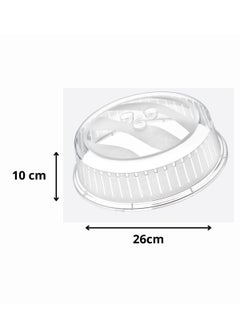 Dunya Plastik Plastic Transparent Microwave Cover 26 Cm  - Image 2