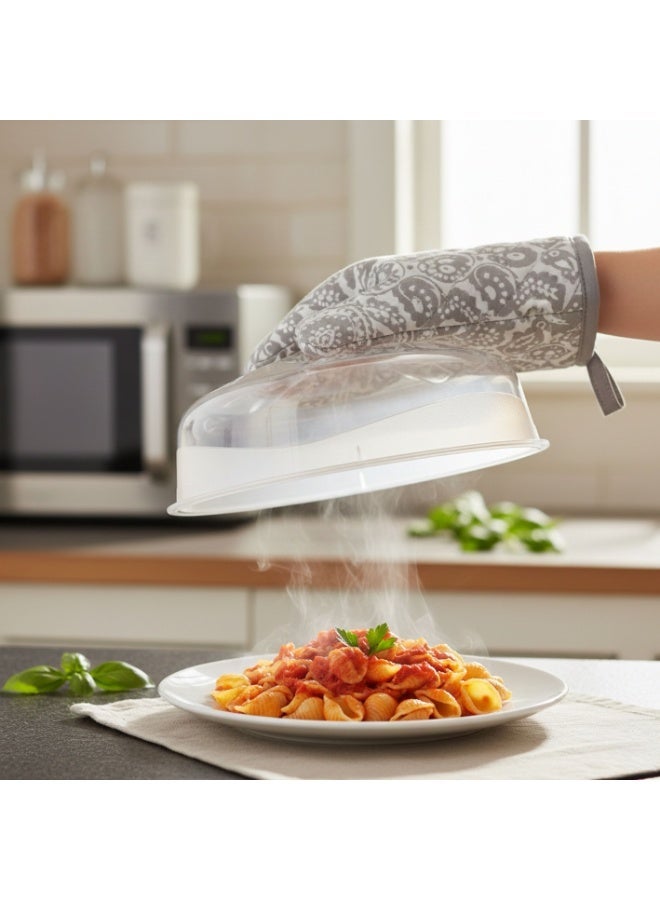 QLUX Plastic Transparent Microwave Cover 24.7 Cm - Image 4