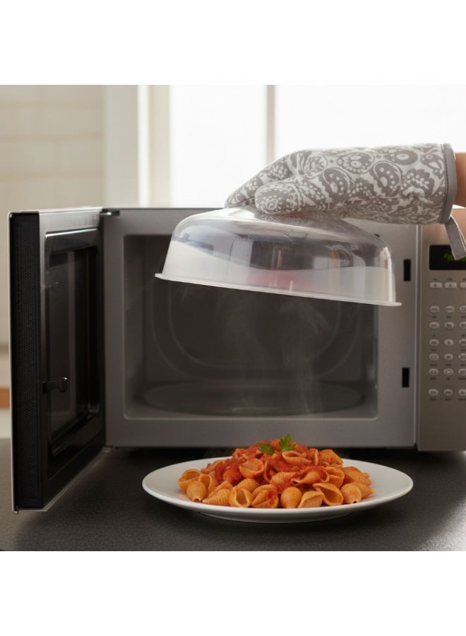 QLUX Plastic Transparent Microwave Cover 24.7 Cm - Image 5