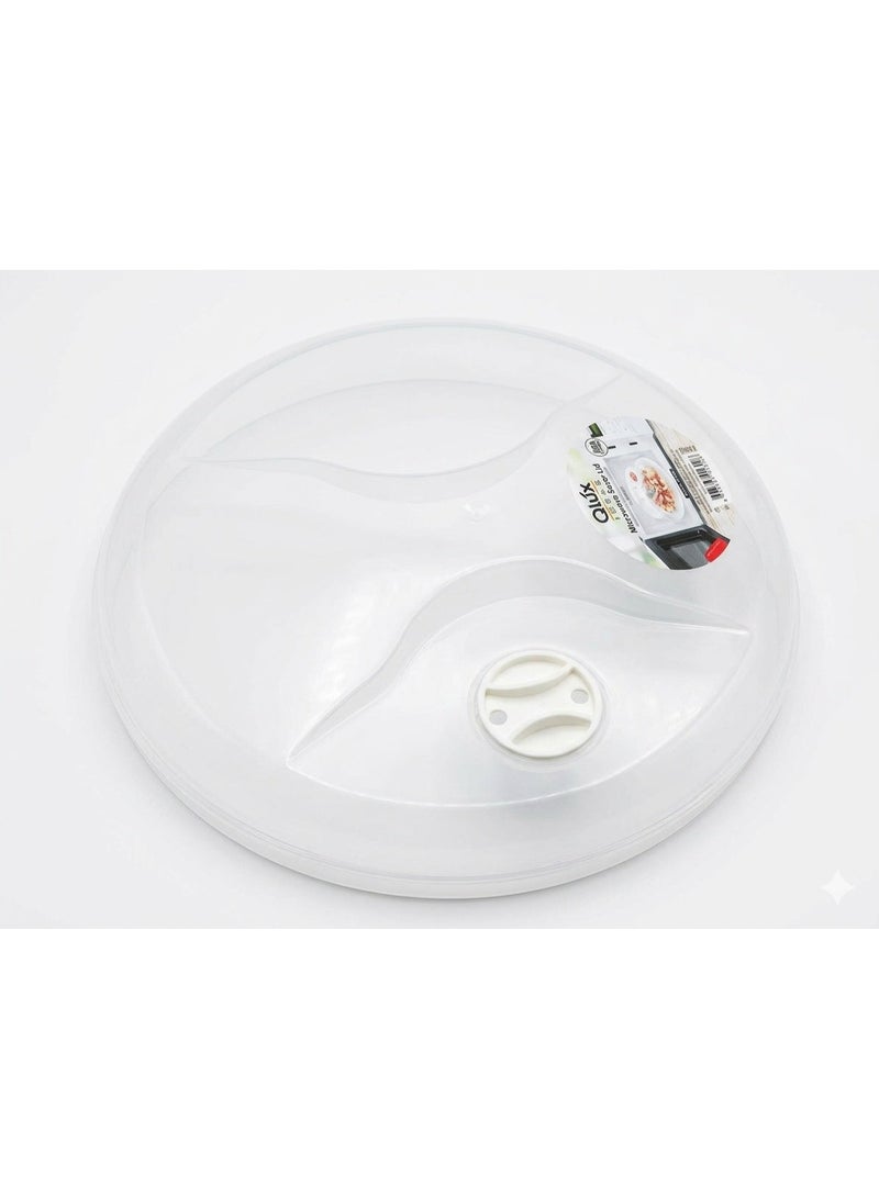 QLUX Plastic Transparent Microwave Cover 24.7 Cm - Image 1