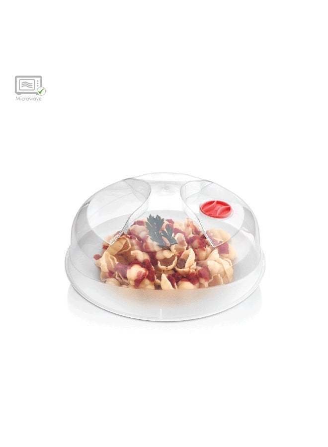 QLUX Plastic Transparent Microwave Cover 24.7 Cm - Image 2