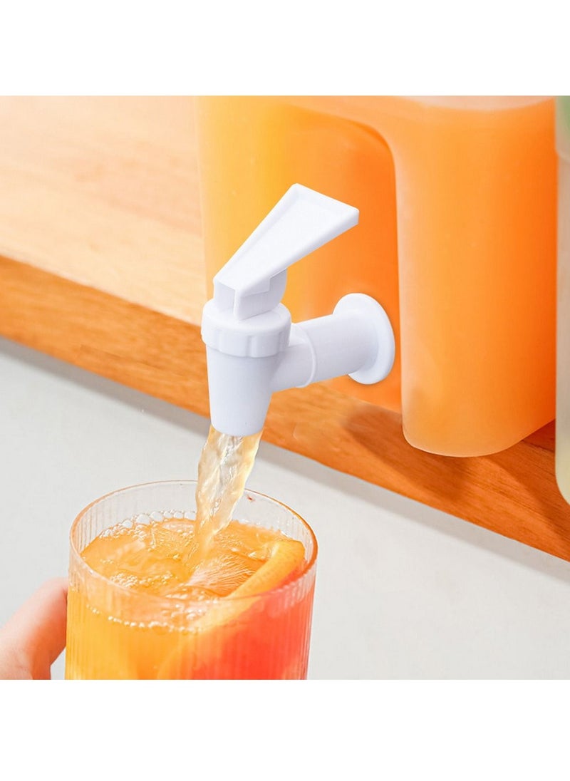 RATSAW - Replacement Cooler Faucet Dispenser Tap Set Reusable Spigot Spout Water Beverage Lever Pour Dispenser Valve Water Crock Tap  Black and White Six Sets - Image 1