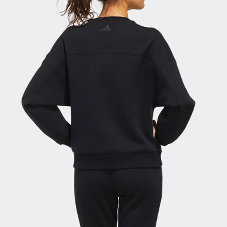 Adidas (WMNS) adidas SWEAT REBEL Sports Stylish Black - Image 4