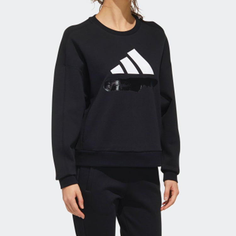 Adidas (WMNS) adidas SWEAT REBEL Sports Stylish Black - Image 2