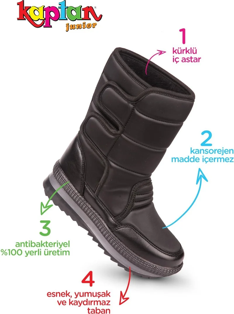 كابتن جونيور Girl's Boots with Fur Inside Fgmk 5815