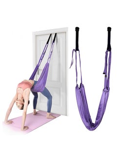 RATSAW Aerial Yoga Strap Aerial Silk Fabric Yoga Swing Yoga Hammock for Antigravity Yoga Inversion Yoga Stretching Strap and Home Equipment for Ballet and Dance  - Image 1