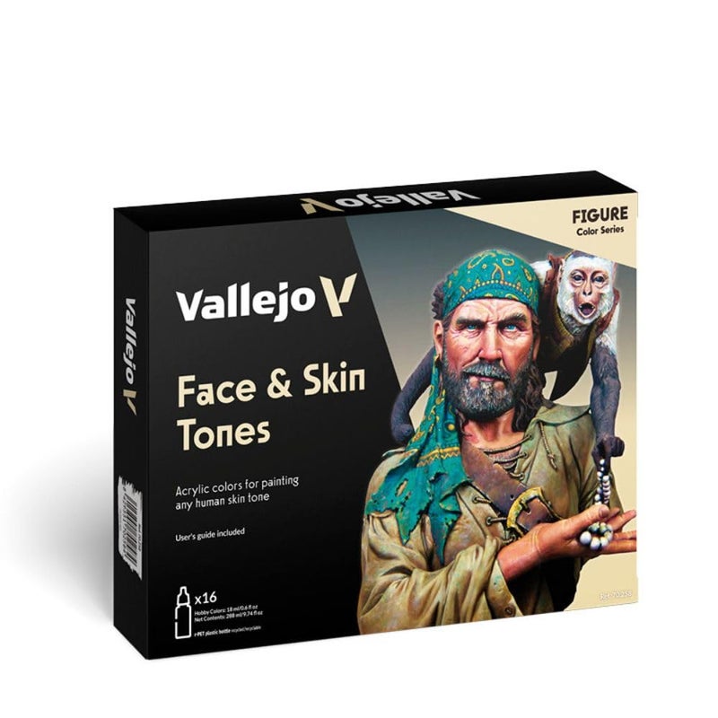 Vallejo - Model Color Face & Skin Tones Set | 16 bottles x 17 ml (0.57 fl.oz.) - Image 2