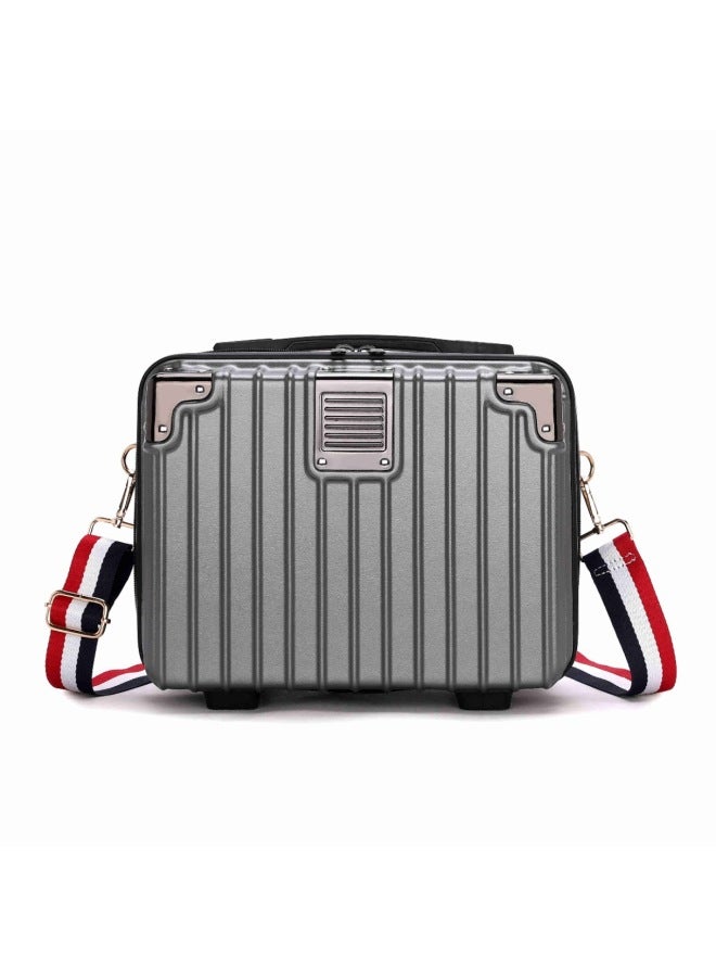 Generic Korean Style Fashion Casual Handbag Cosmetic Case Crossbody Women's Bag Shoulder Backpack-Color:Silver - Image 1