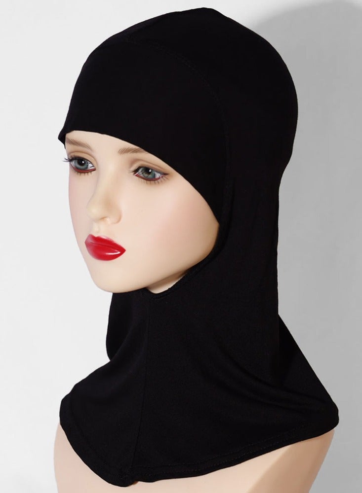 Cotton Hijab Head Scarf Classic Long Scarf Turban Cap for Girls Amira Muslimah - Image 1