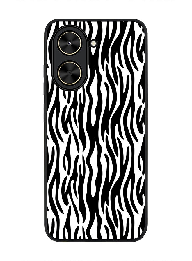 Stylizedd For Xiaomi Poco C71 / Redmi A5 4G Case,Slim fit Camera Protection, Shockproof Thin Phone cover  - Zebra Stripes