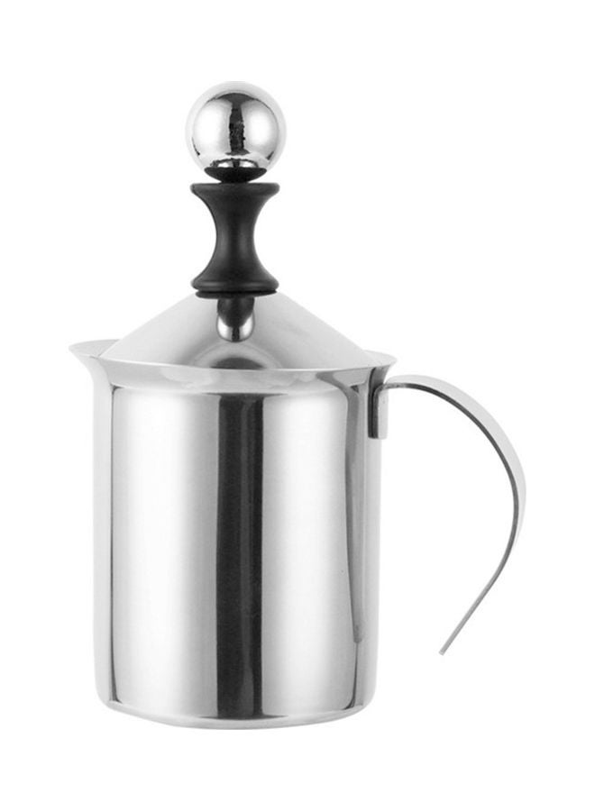 NIBEMINENT Stainless Steel Milk Frothing Pitcher 800ML Silver - Image 1