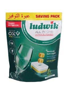 Ludwik All in One Dishwasher Tablets, 41 Count - pzsku/Z350767752FEA2C70DC94Z/45/_/1728334850/ff59f81e-05cc-4015-a256-19d41c03d10f