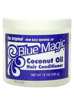 BLUE MAGIC بلسم الشعر سهل الفتح بزيت جوز الهند 12 أونصة  - Image 1