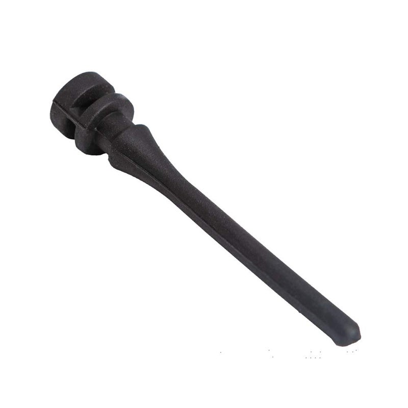 lasenersm lasenersm 20 Pieces PC Case Fan Anti Noise Vibration Rubber Screws PC Case Fan Mounting Pin PC Case Fan Soft Rubber Anti Noise Reducing Vibration Screws Fan Rivet, 45mm, Black  - Image 2