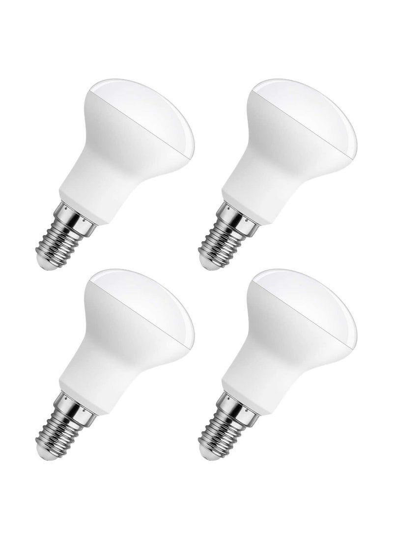 Generic - E14 Dimmable LED Spotlight Bulbs, 5W Warm White 2700K, 500LM, 120° Beam Angle, Equivalent to 40W R50, AC 230V, 4 Pack Small Edison Screw Bulbs - Image 1