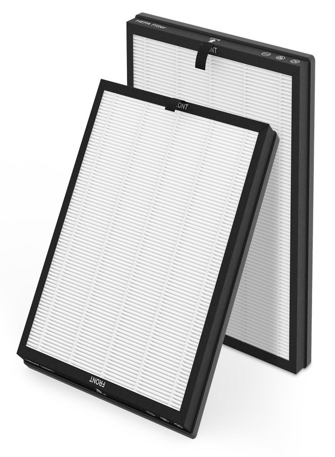 XBWW 2 Packs MR5866 Replacement Filter Compatible with Morento/FLANUR MR5866 Air Cleaner Purifier, 2-in-1 Filter, Basics Version White - Image 1