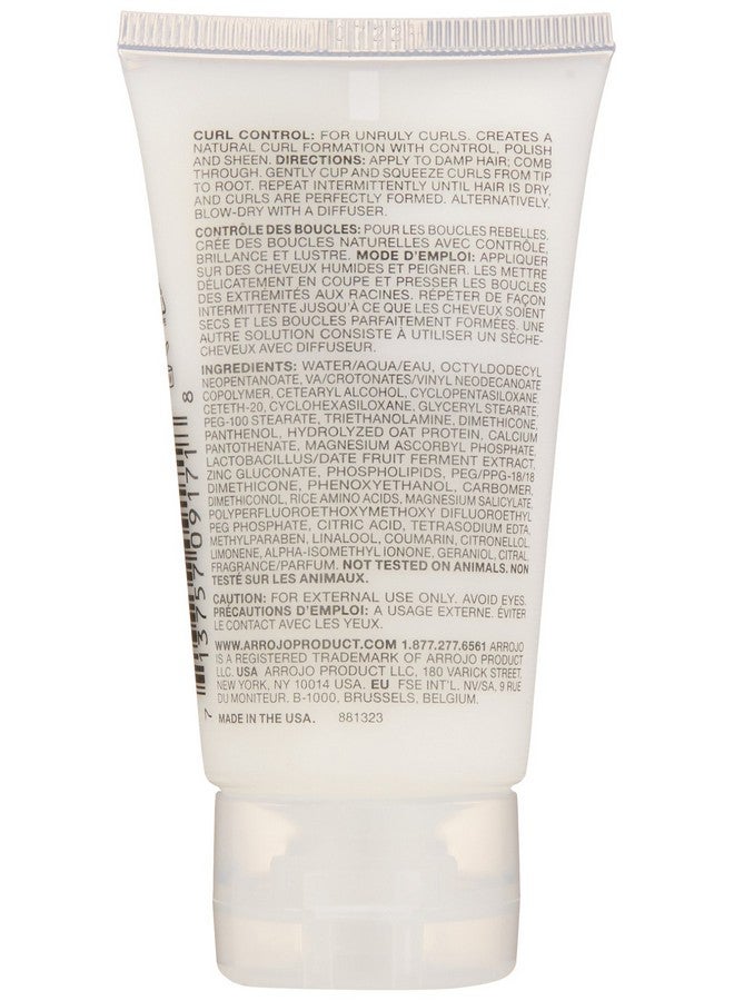ARROJO Curl Control Curly Hair Gel Curly Hair Products For Unruly Curls Sulfate Free Curl Gel W/Vitamin B5 Hair Gel For Curly Hair To Calm & Control Anti Frizz Hair Products (1.7 Oz) - Image 3
