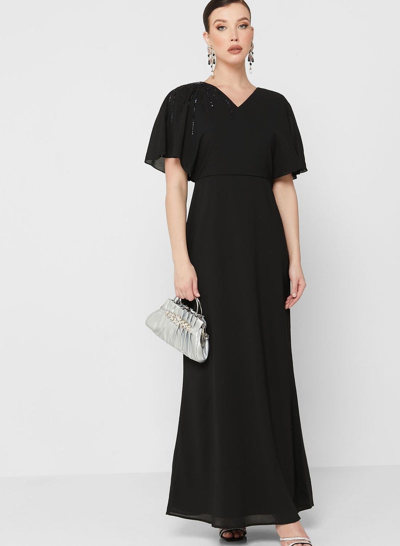 Khizana Flouncy Sleeve Dress - Image 4