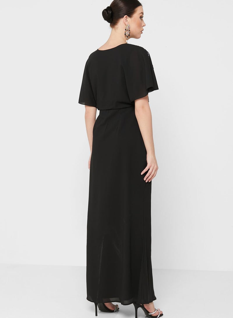 Khizana Flouncy Sleeve Dress - Image 2