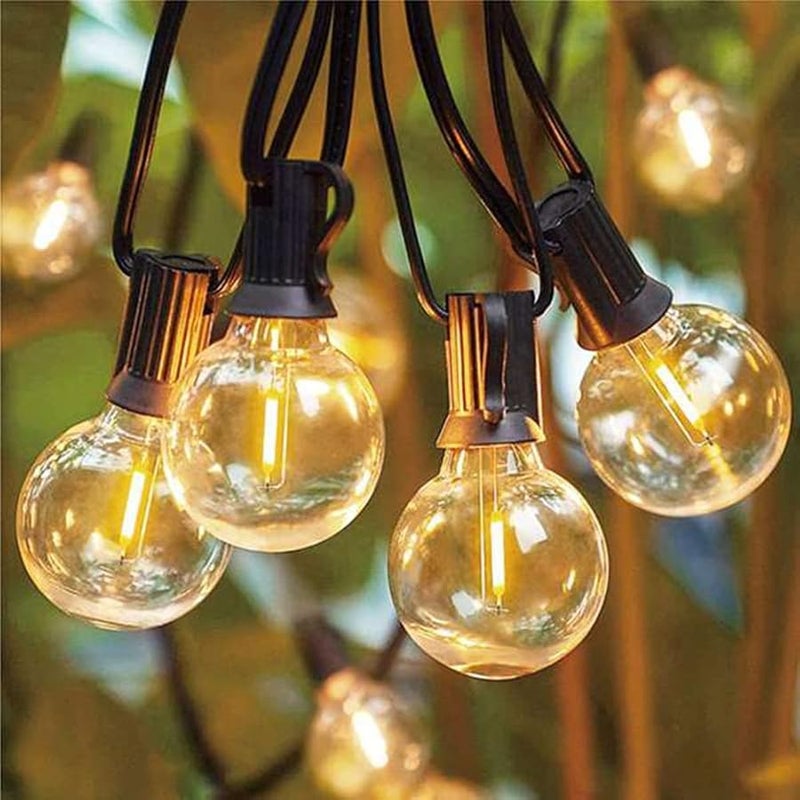 6Pcs Shatterproof G40 LED Globe Bulbs E12 Screw Base Warm White For Solar String Lights - Image 5