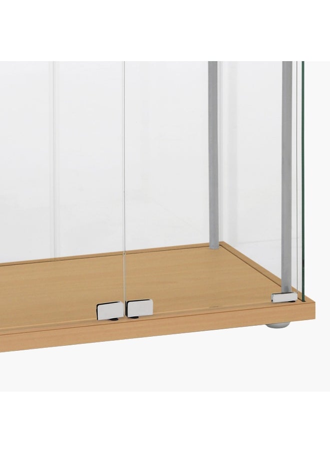 Home Box Dover Curio Cabinet with 2 Doors and 3 Shelf  - Image 5