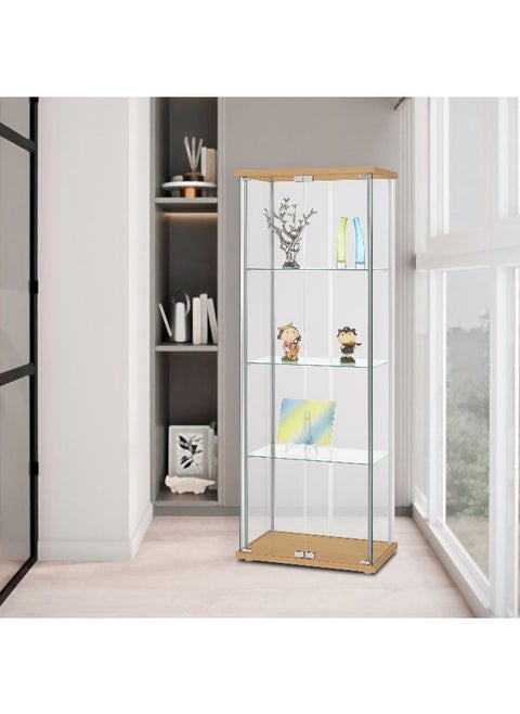 Dover Curio Cabinet with 2 Doors and 3 Shelf