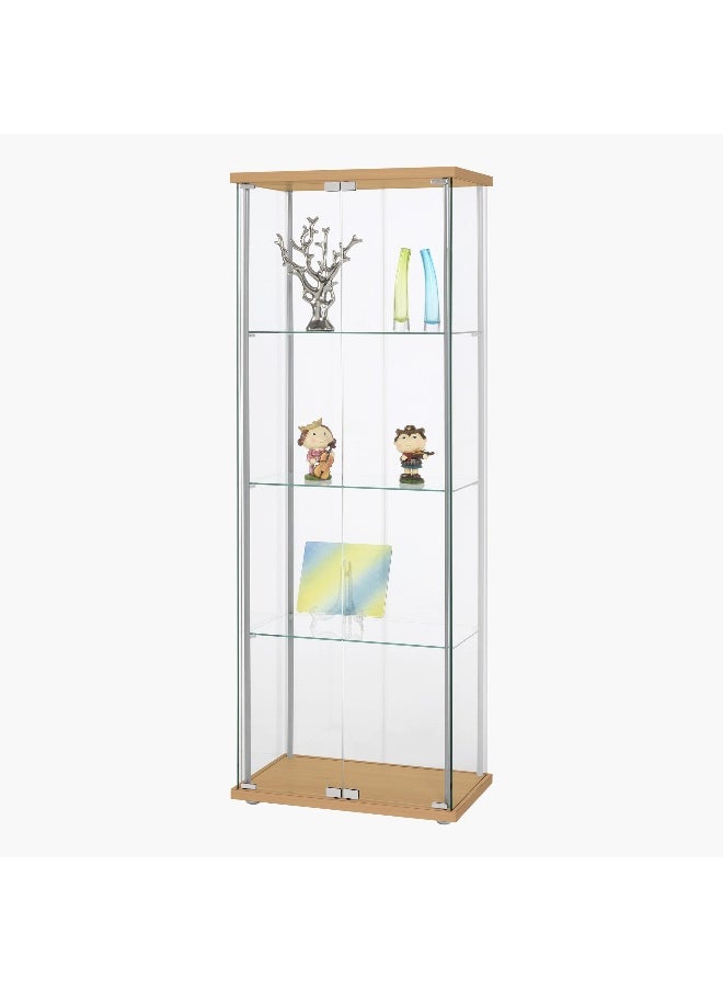 Home Box Dover Curio Cabinet with 2 Doors and 3 Shelf  - Image 2