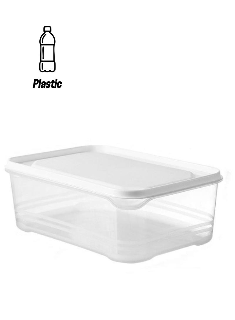 Multifunction Food Fresh Containers, Sealed Storage for Baking Supplies, Fruits, Vegetable, Household Storage Organizer For Refrigerator and Fridge Size: 21.5cm - Image 1