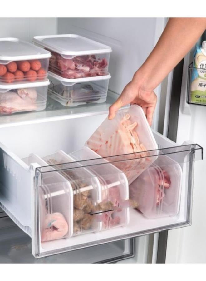 Multifunction Food Fresh Containers, Sealed Storage for Baking Supplies, Fruits, Vegetable, Household Storage Organizer For Refrigerator and Fridge Size: 21.5cm - Image 4