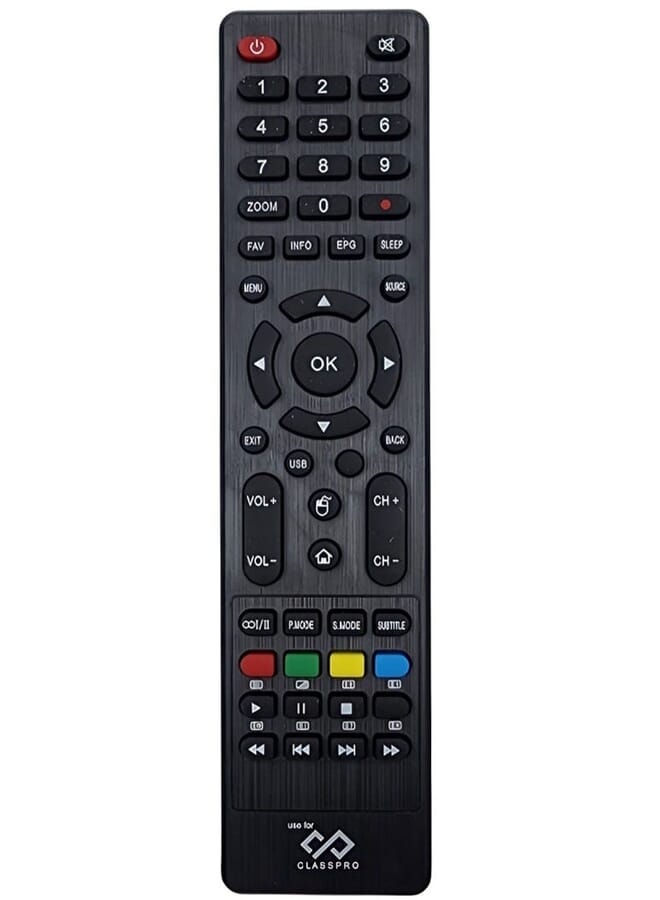 ClassPro Replacement Remote Control For Class Pro Lcd Led Tv