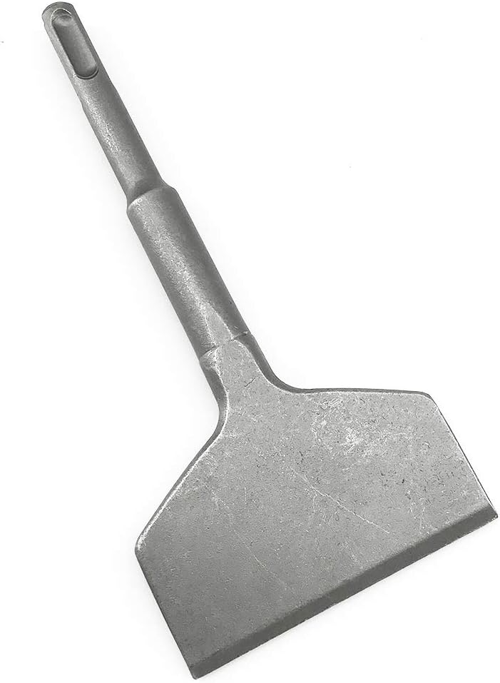 SPKLINE 3" x 6.5" Concrete Tile Thinset Scaling Chisel SDS-Plus Shank Thinset Tile Scraper Flat Wide Chisel Bit Floor Scraper Works with SDS+ Rotary Hammers and Demolition Hammers - Image 1