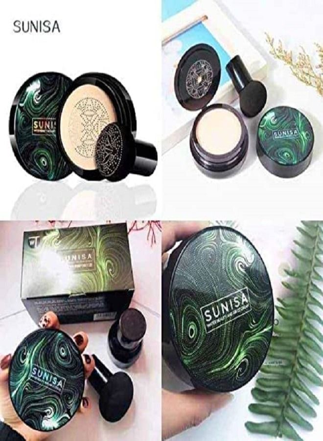 SUNISA Sunisa Beauty Air Cushion Mushroom BB & CC Cream Foundation Waterproof - Image 3